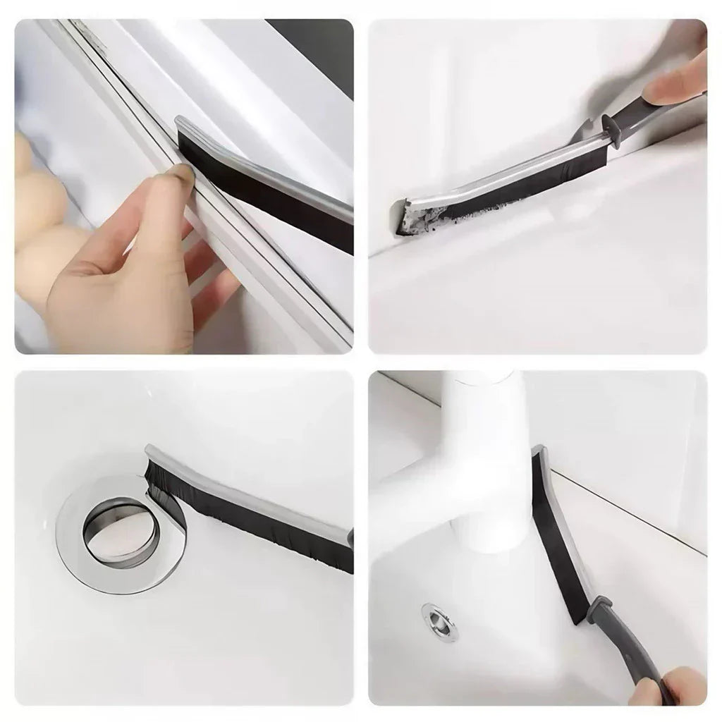 Kit 4 Escovas de Limpeza Gap | Multifuncional Para Cantos e Fendas