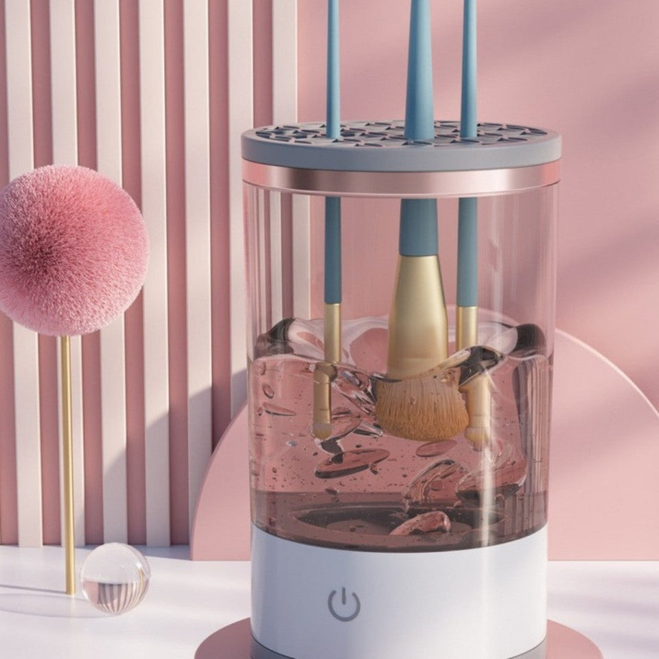 Limpador Elétrico de Pincéis e Esponjas | USB Automático Bivolt